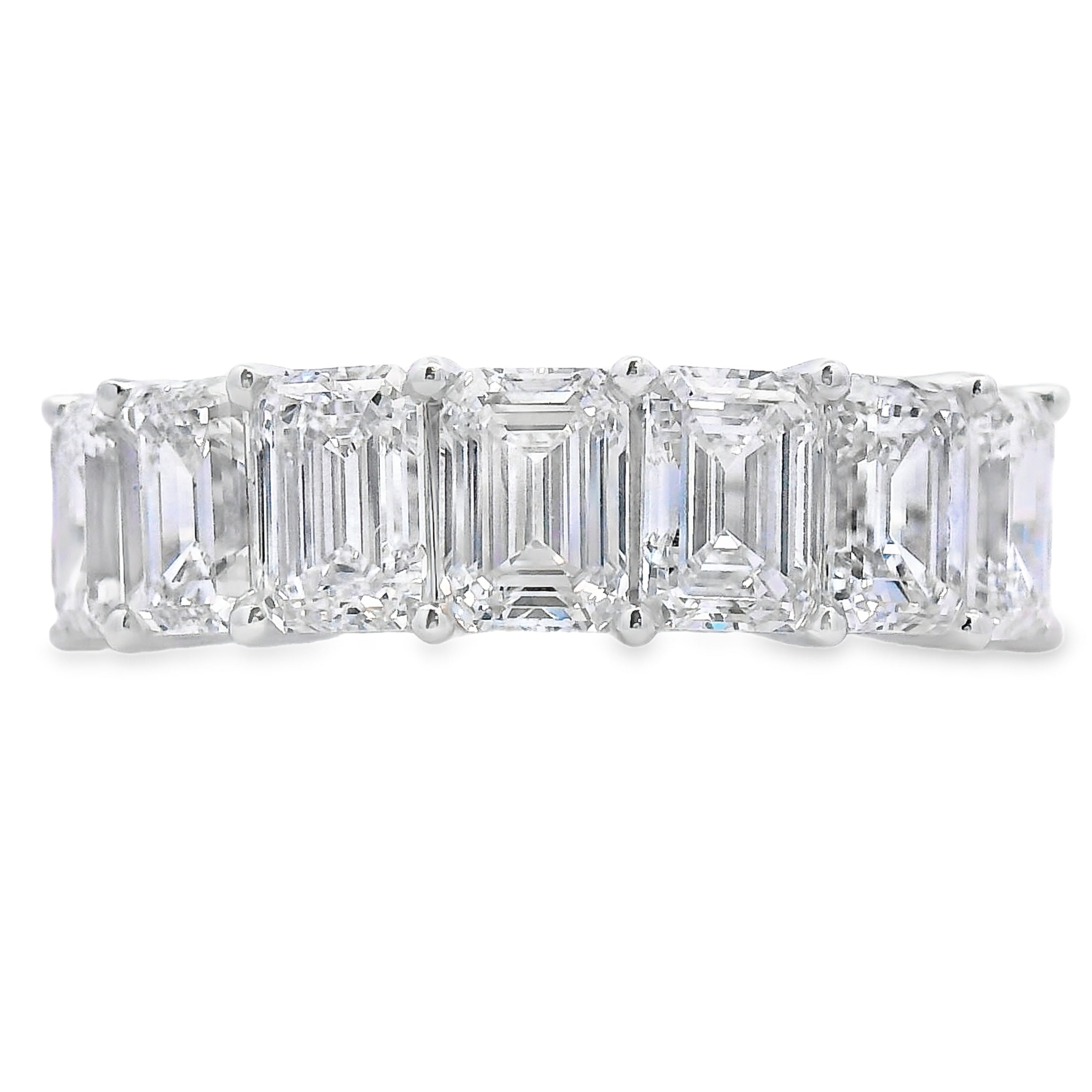 Lab Grown Diamond Fashion band rings 14KT White Gold