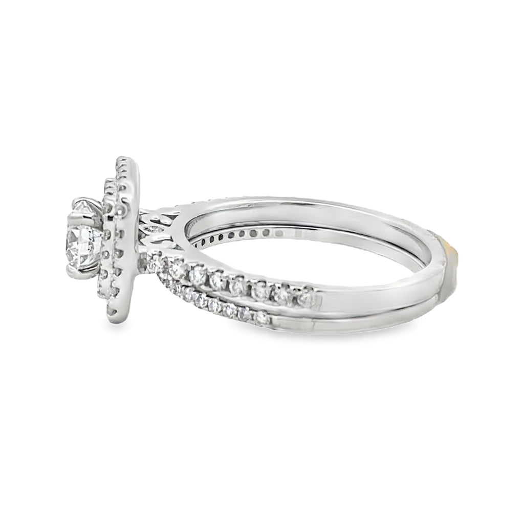 Lab Grown Diamond Fashion band rings 14KT White Gold