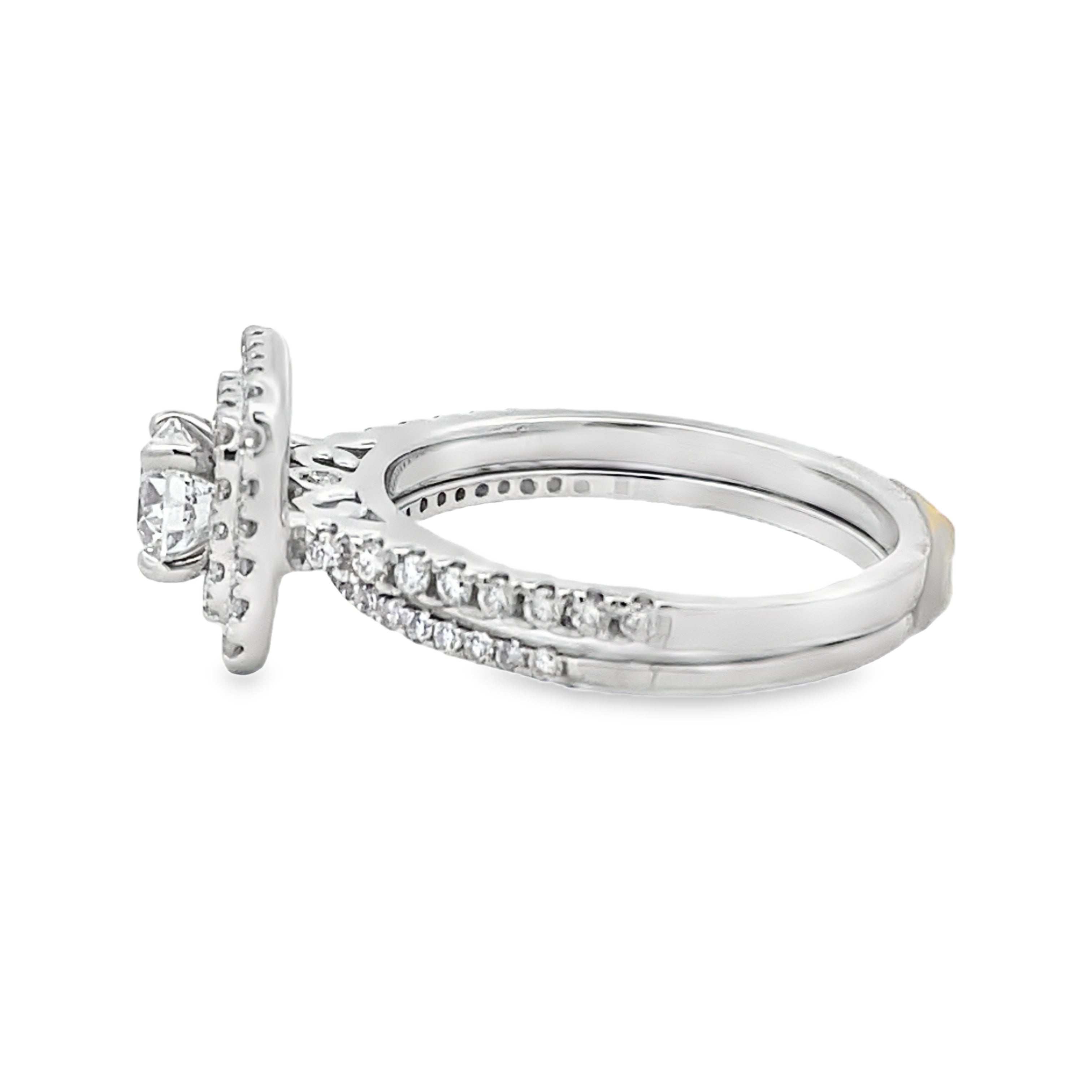 Lab Grown Diamond Fashion band rings 14KT White Gold