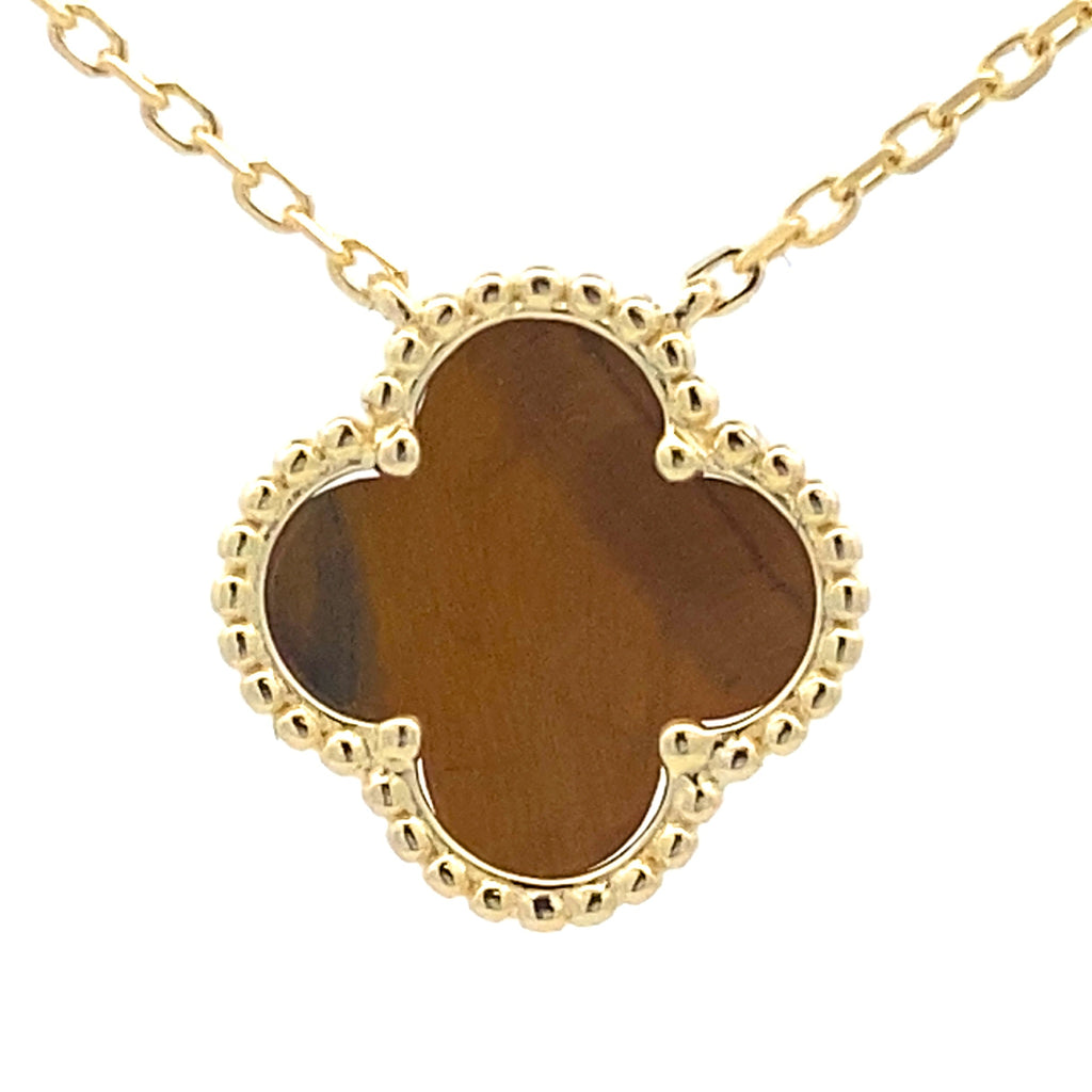 Natural Tigereye Fashion Pendants Sterling Silver