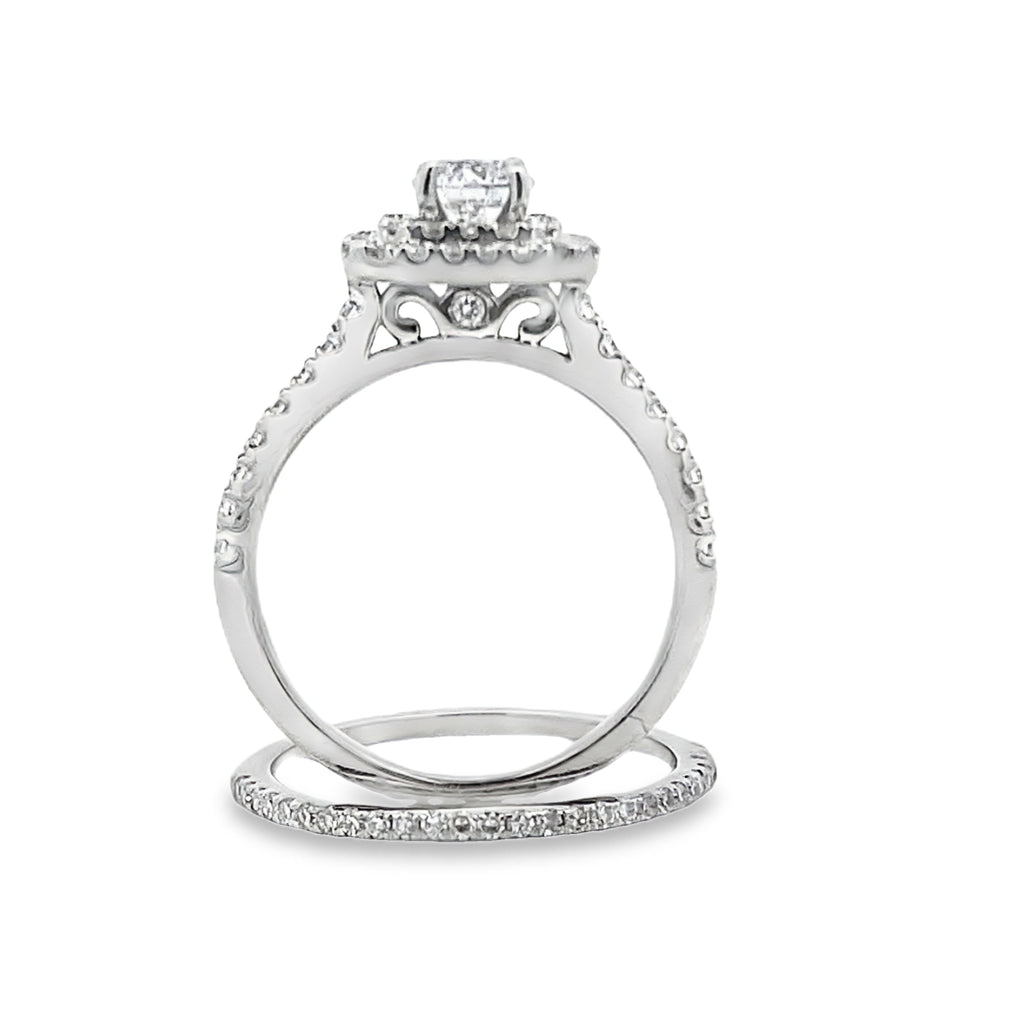 Lab Grown Diamond Fashion band rings 14KT White Gold