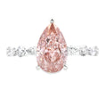 2.00ct Lab Grown Diamond Eng Only 14KT White Gold