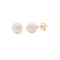 FW Pearl Stud Earrings 14KT Yellow Gold