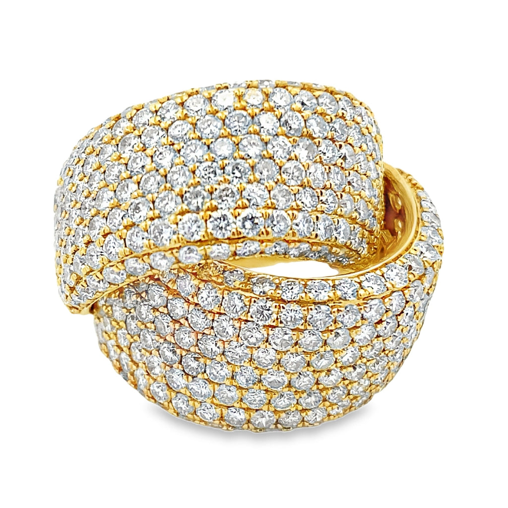 5.65ct Diamond Ring 18KT Yellow Gold