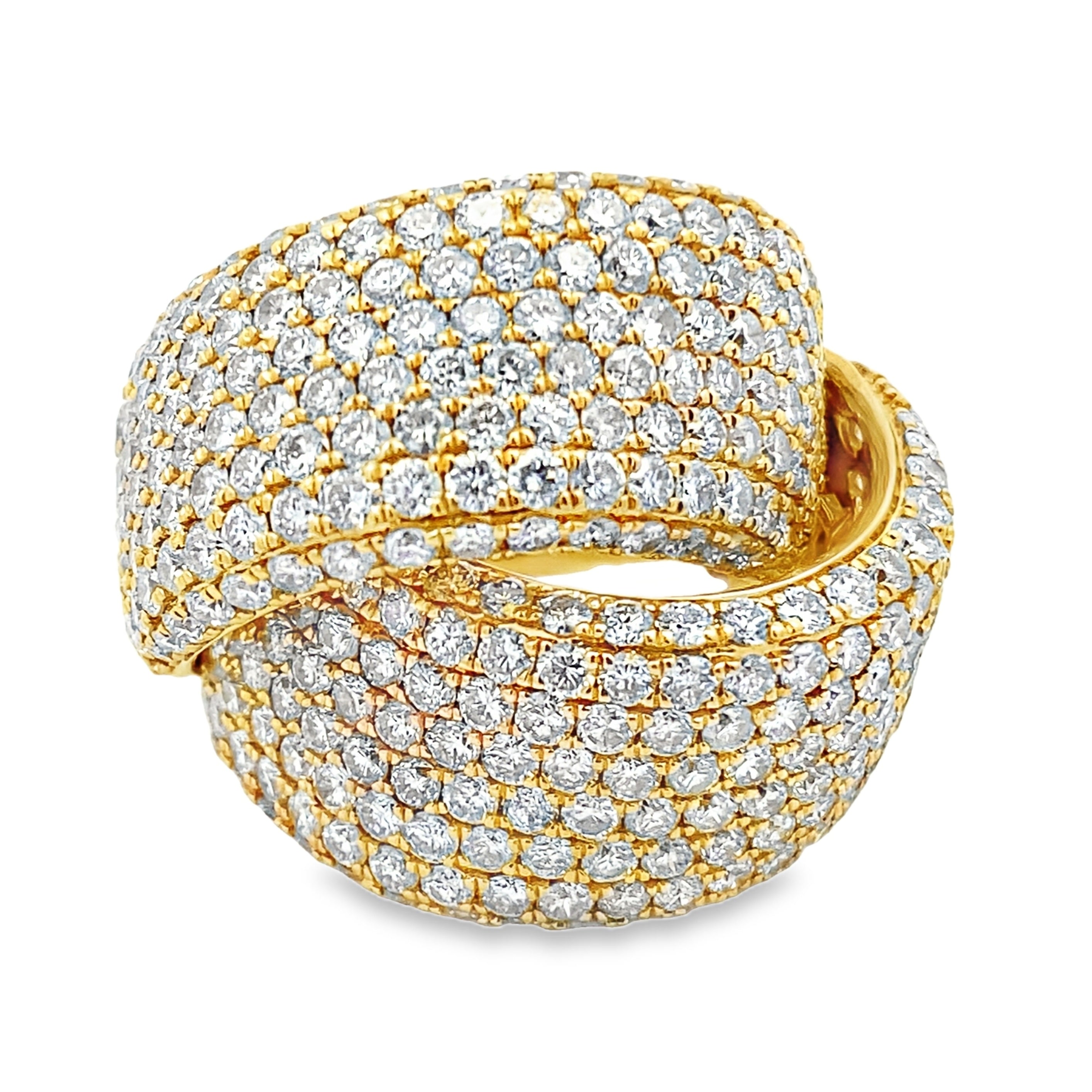 5.65ct Diamond Ring 18KT Yellow Gold