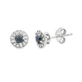 .25ct Diamond Stud Earrings Sterling Silver