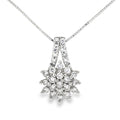 Lab Grown Diamond Fashion Pendants 10KT White Gold