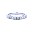 .75ct Diamond Wedding Band Ring 14KT White Gold