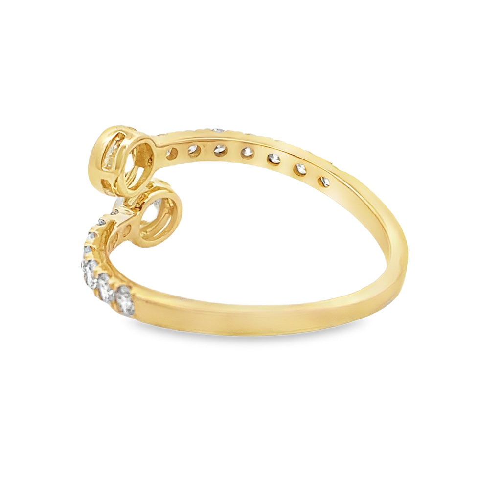 Genuine .81ct Lab Grown Diamond Ring 14KT Yellow Gold
