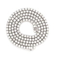 6.85ct Moissanite Tennis Necklace Sterling Silver