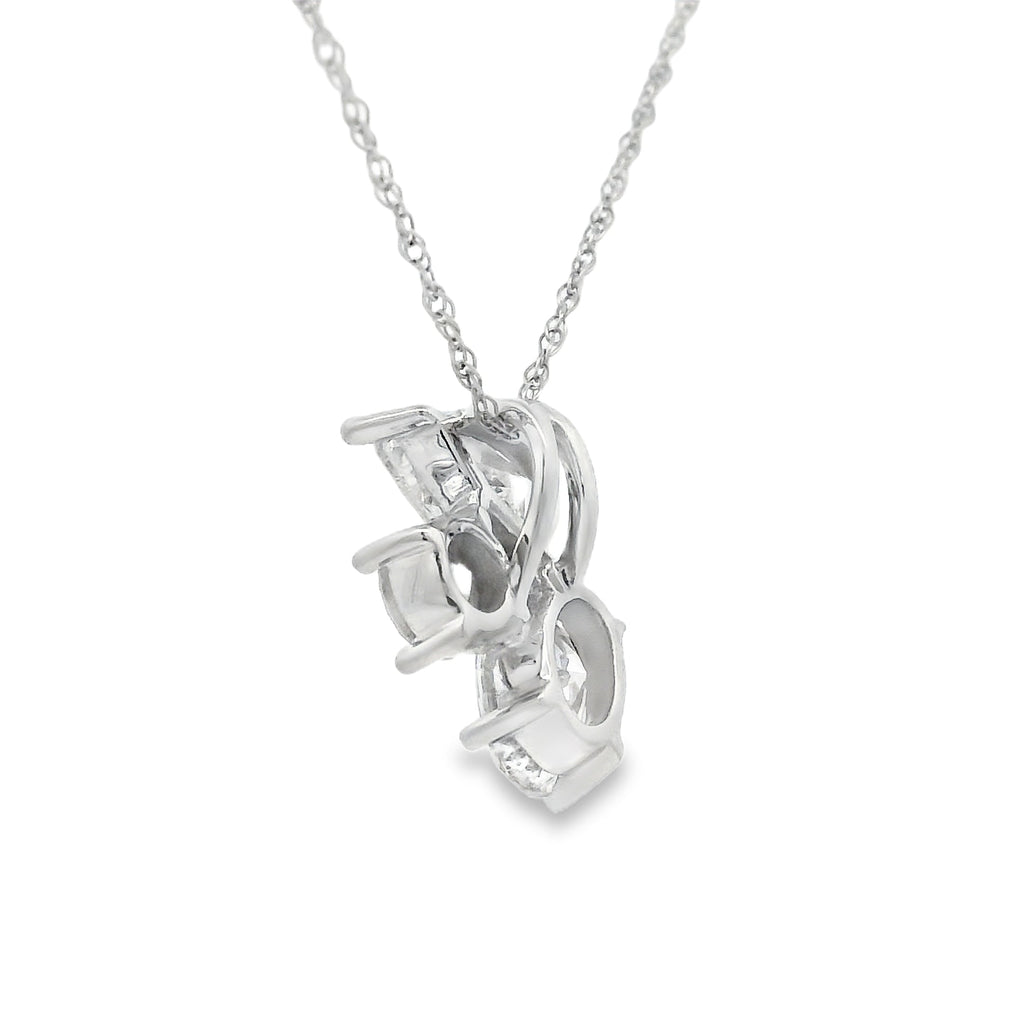 Lab Grown Diamond Fashion Pendants 14KT White Gold