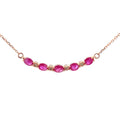 .73ct Ruby Diamond Fashion Pendants 10KT Rose Gold