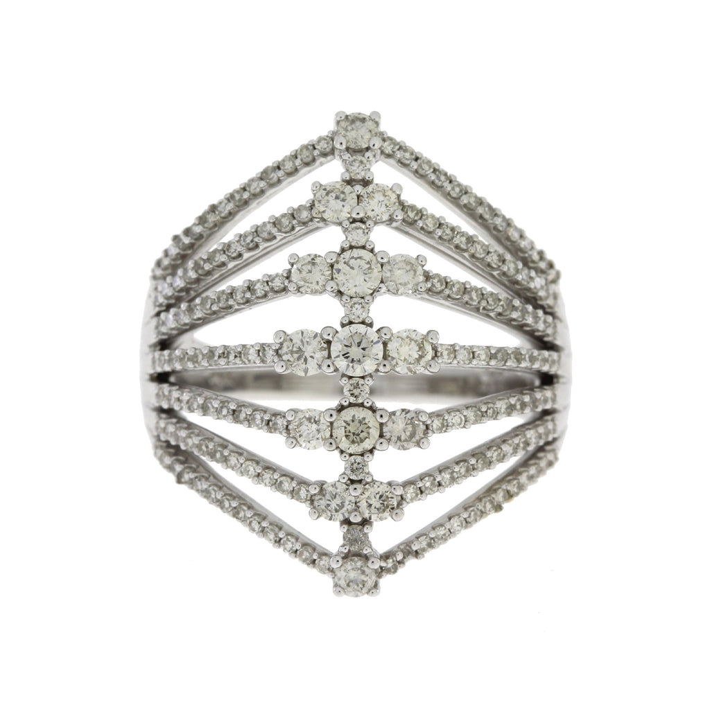 1.00ct Diamond Ring 14KT White Gold
