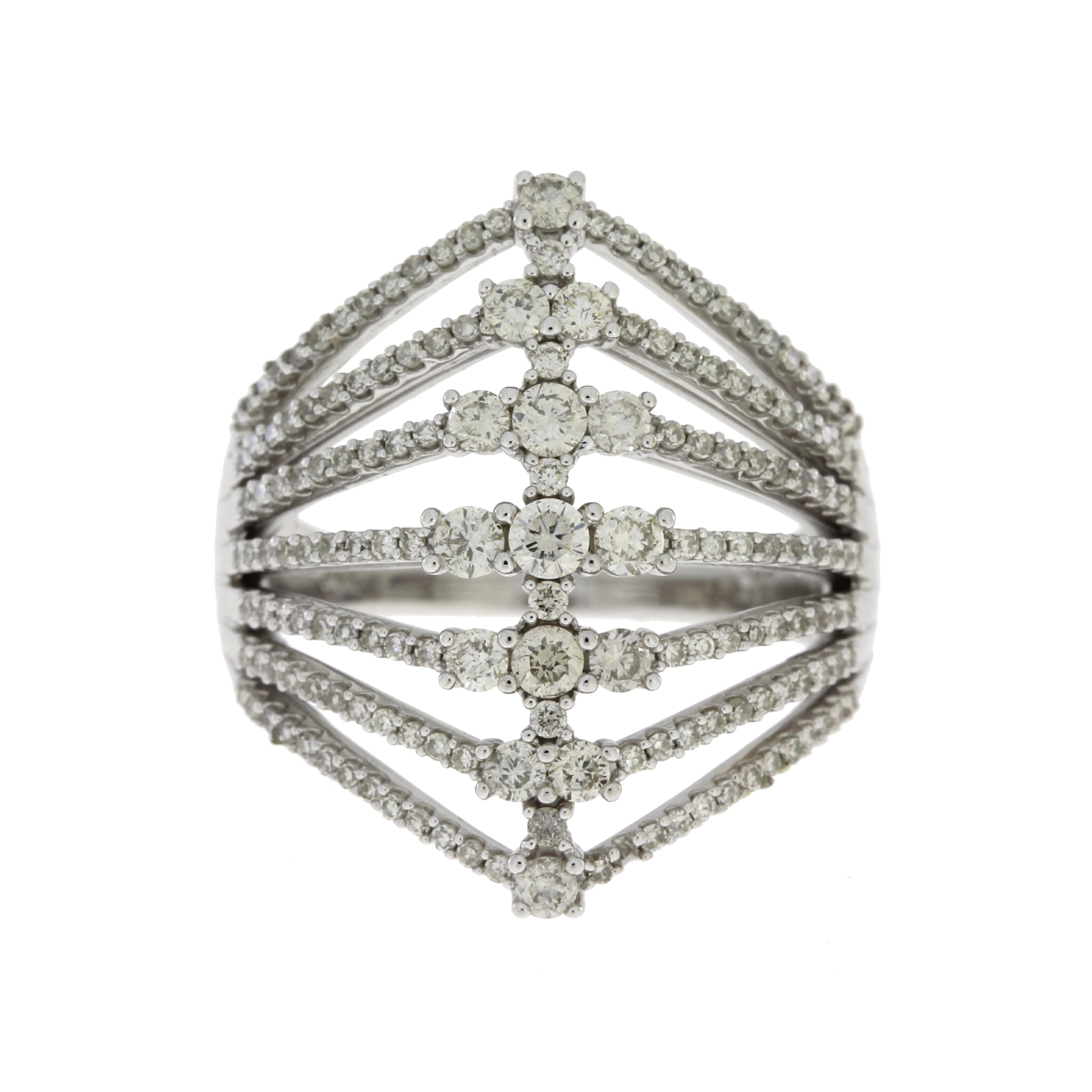 1.00ct Diamond Ring 14KT White Gold