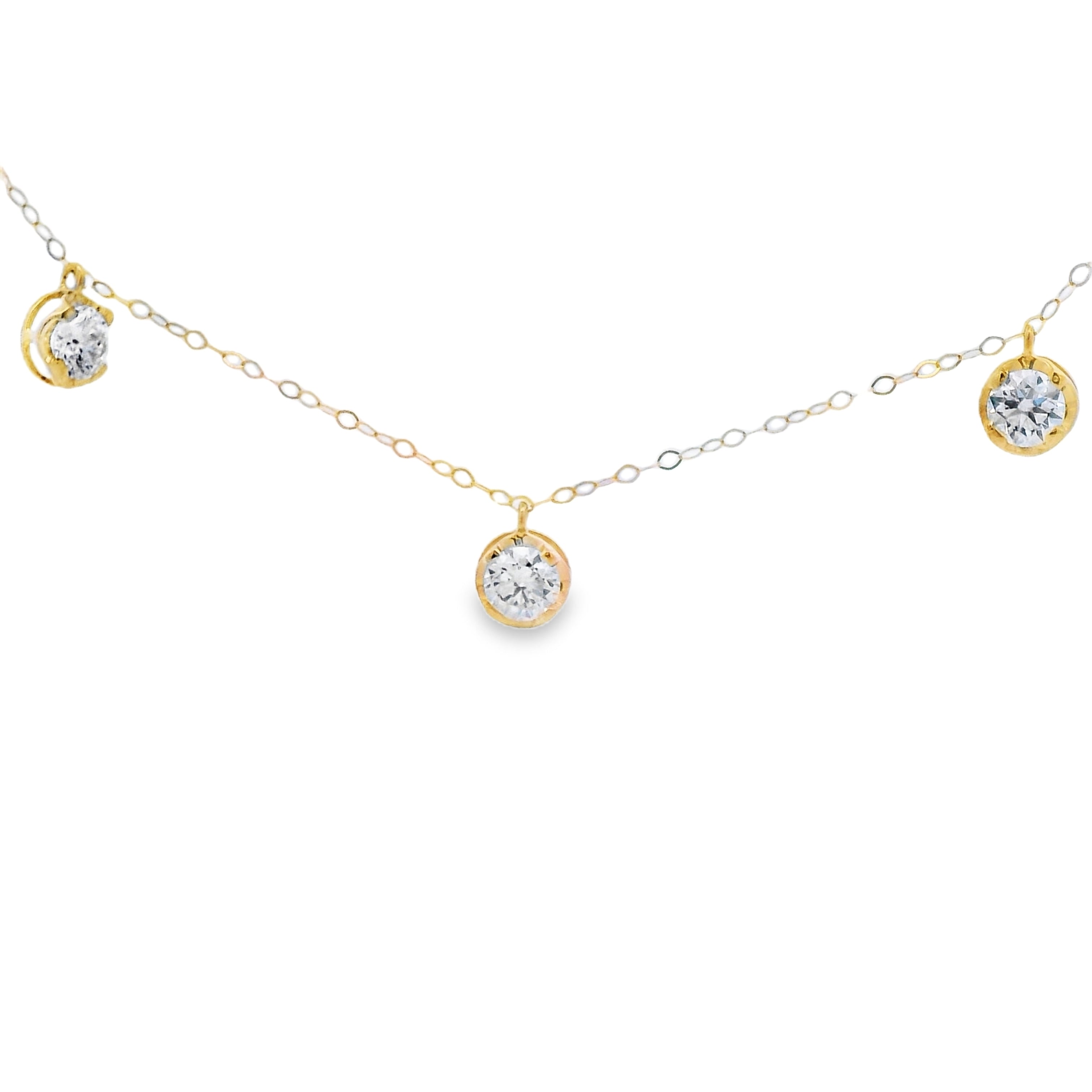 1.58ct Lab Grown Diamond Dia by yard 14KT Yellow Gold