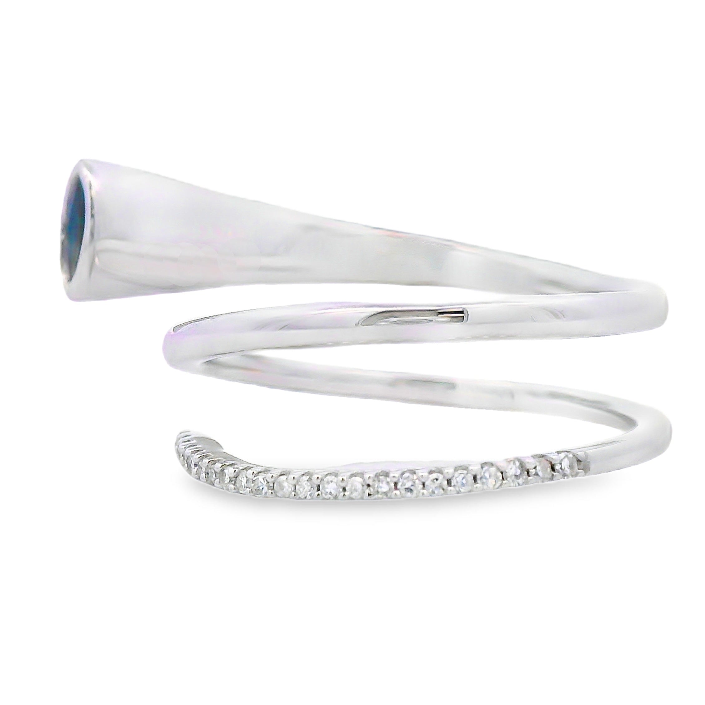 .79ct Ruby Diamond Ring 14KT White Gold