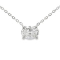 1.00ct Lab Grown Diamond Pendant Sterling Silver