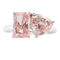 Natural 4.00ct Lab Grown Diamond Ring 14KT White Gold