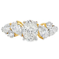 1.50ct Lab Grown Diamond Eng Only 10KT Yellow Gold