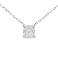 1.00ct Lab Grown Diamond Pendant Sterling Silver