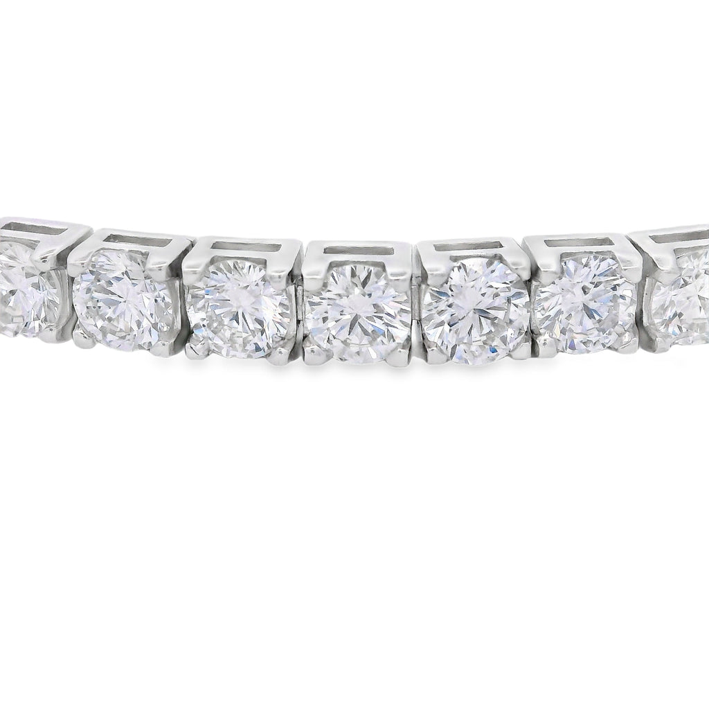 Lab Grown Diamond Tennis Bracelet Sterling Silver