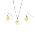 Natural FW Pearl Jewelry sets Sterling Silver