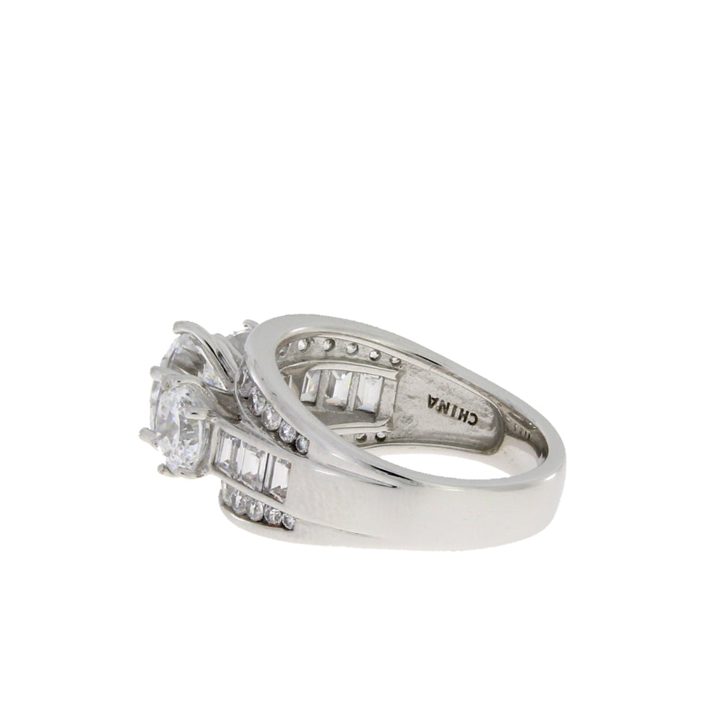 Cubic Zirconium CZ SS Bridal Sterling Silver