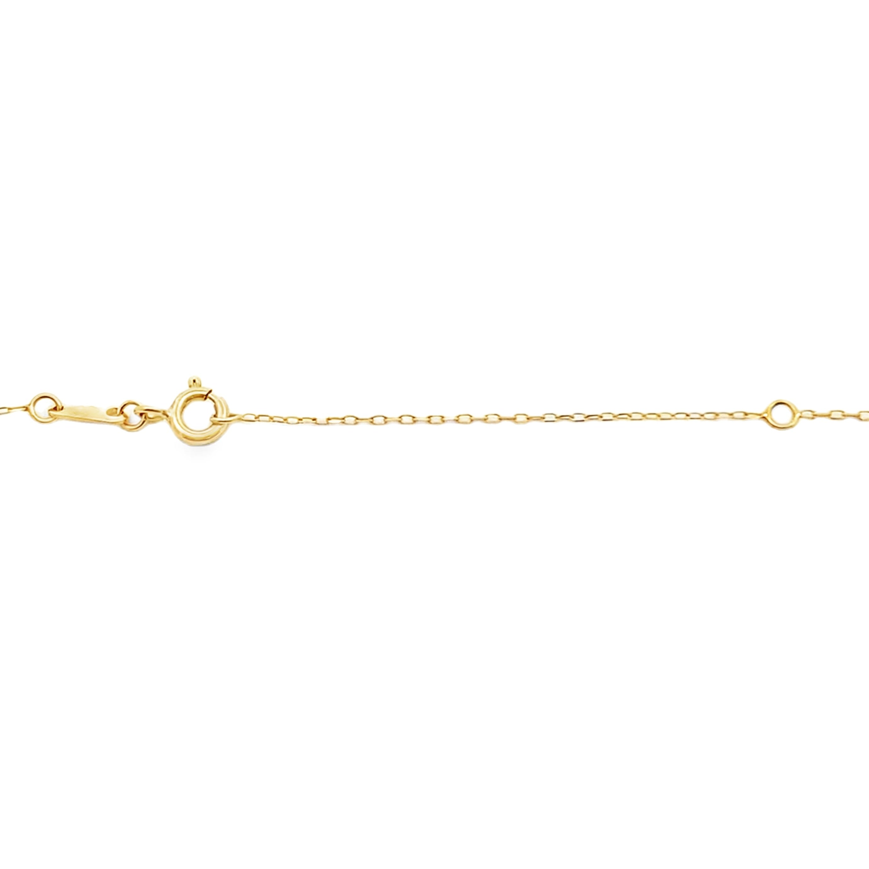 Sapphire Diamond Fashion Pendants 10KT Yellow Gold