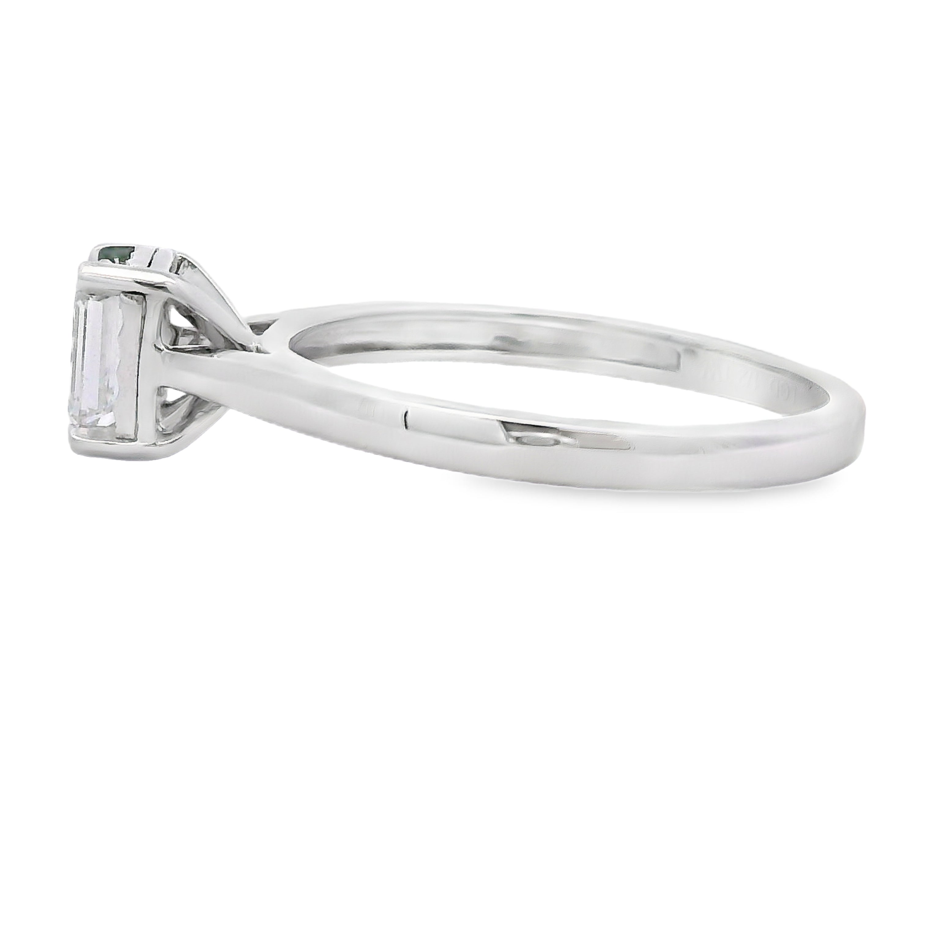 Natural .50ct Lab Grown Diamond  10KT White Gold