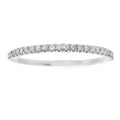 Genuine .13ct Diamond Wedding Band Ring 10KT White Gold