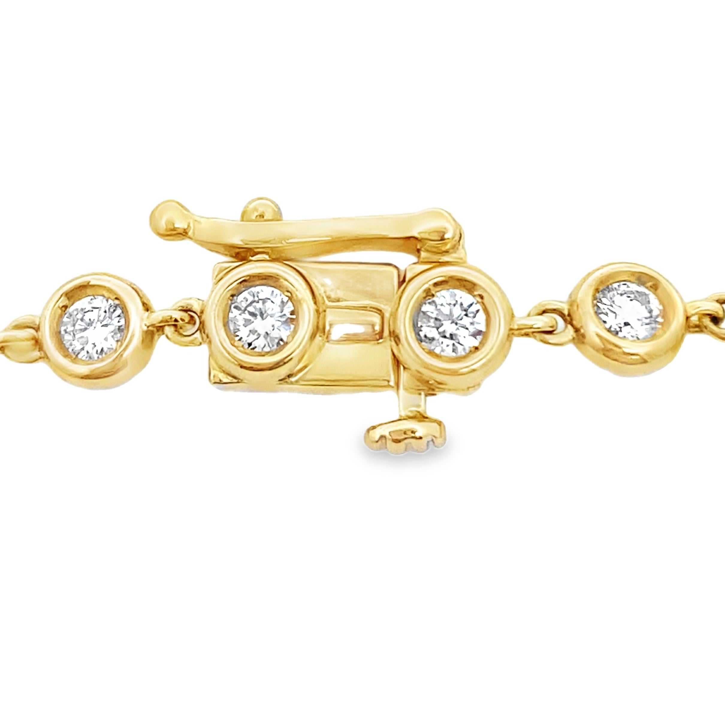 1.50ct Lab Grown Diamond Bracelet 10KT Yellow Gold