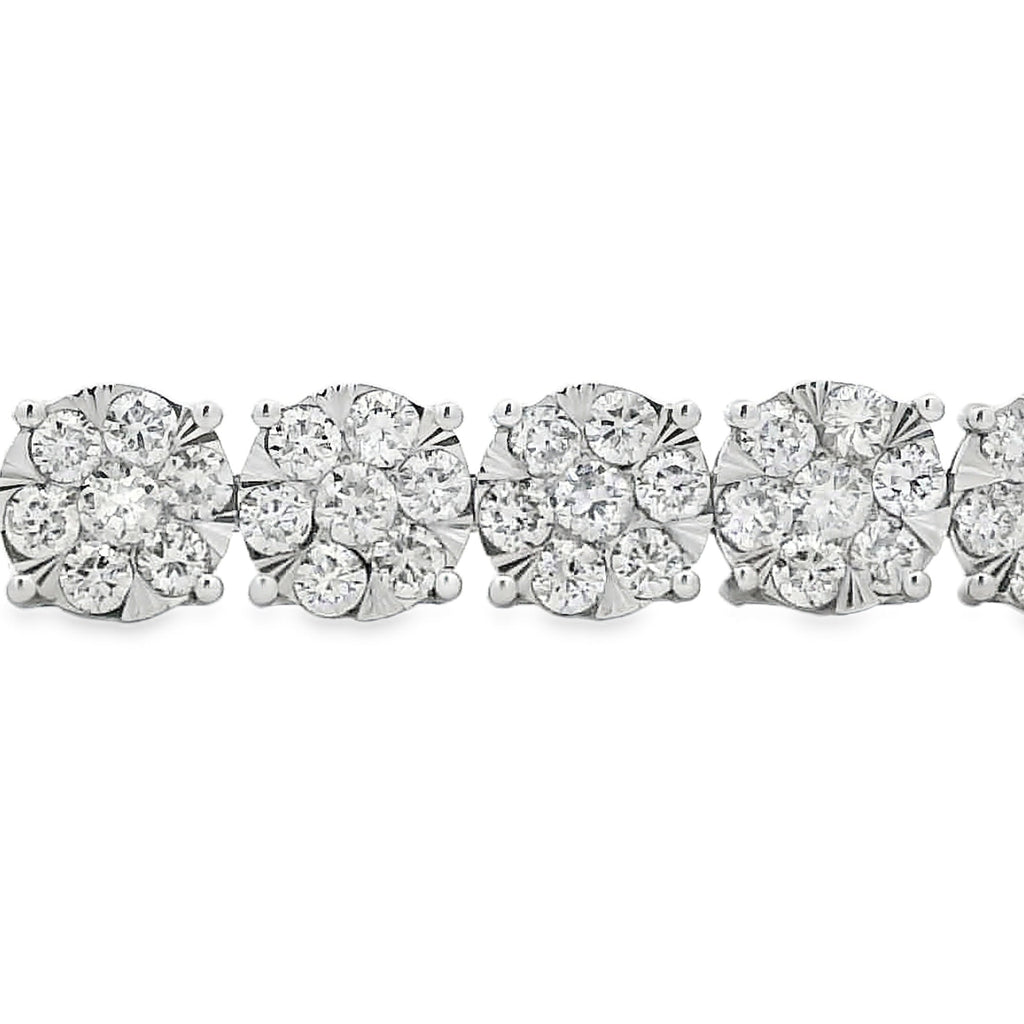 Lab Grown Diamond Tennis Bracelet 10KT White Gold