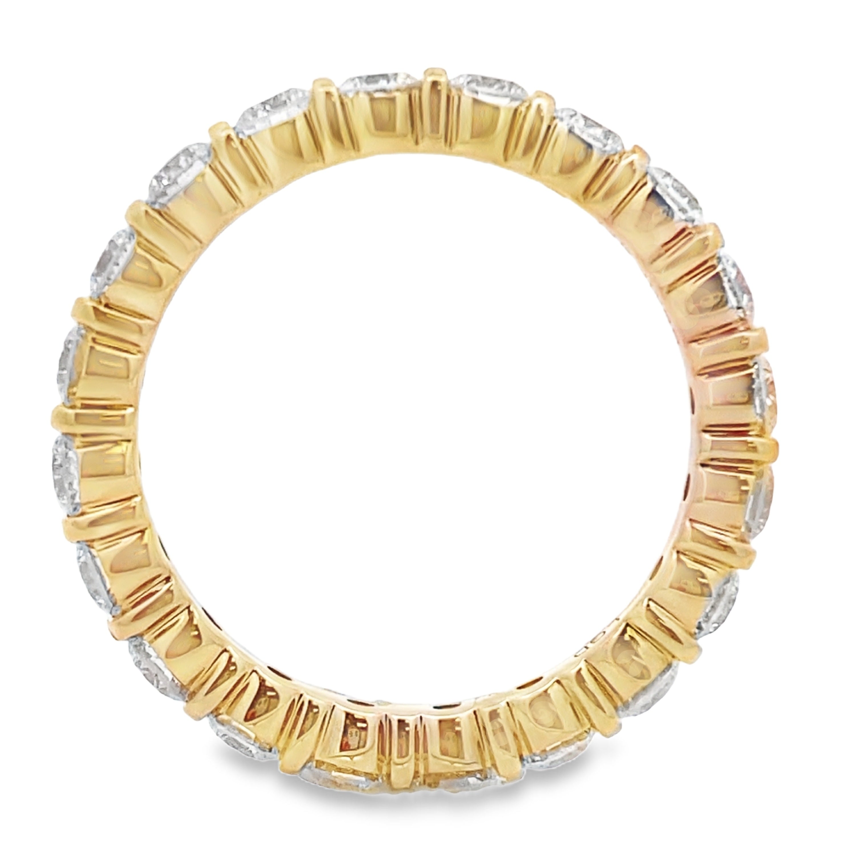 Lab Grown Diamond Wedding Band Ring 14KT Yellow Gold