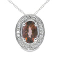 .40ct Quartz Diamond Fashion Pendants 10KT White Gold