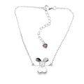 Genuine Cubic Zirconia Bracelet Sterling Silver