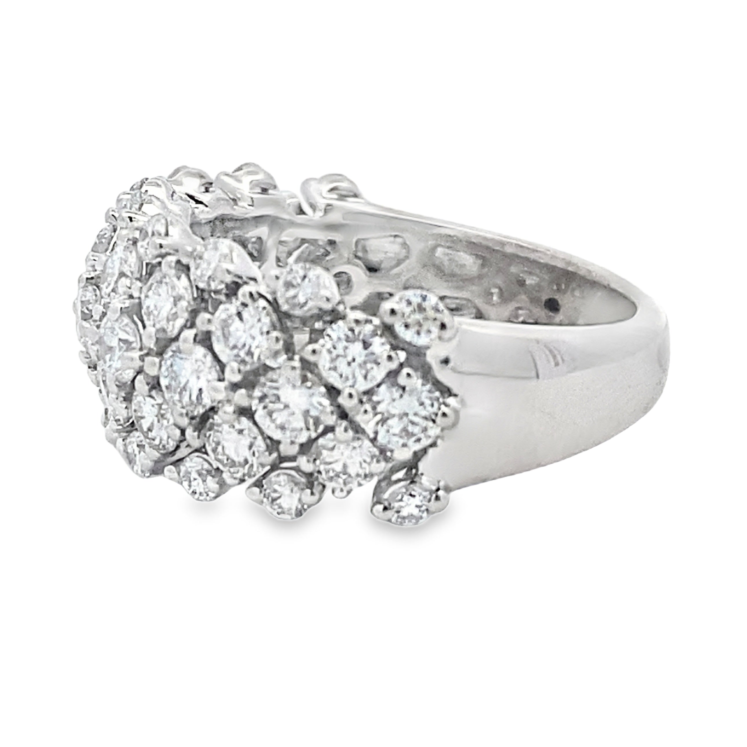 Lab Grown Diamond Fashion band rings 14KT White Gold