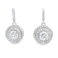 Cubic Zirconia Earrings Sterling Silver