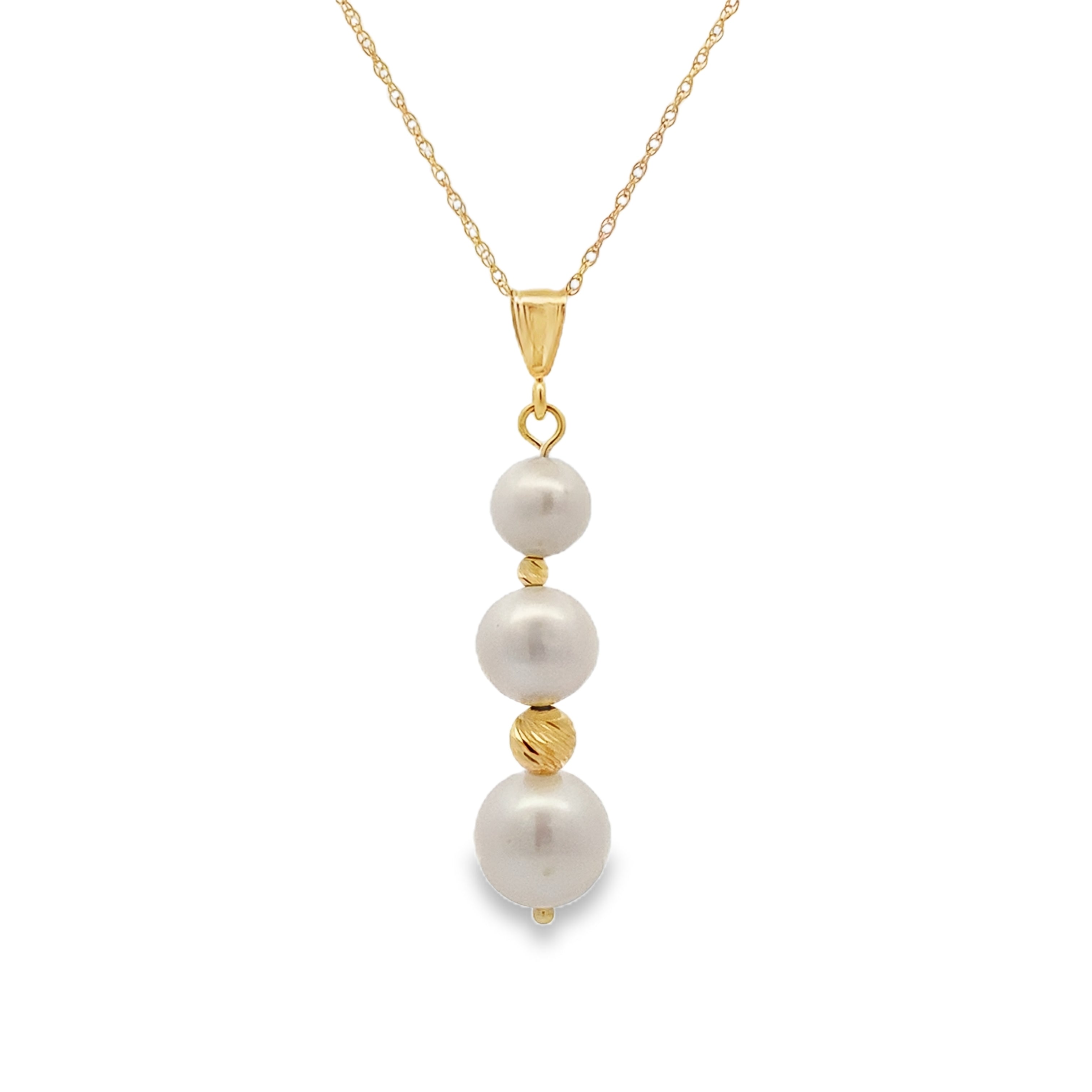 Pearl Fashion Pendants 14KT Yellow Gold