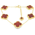 Carnelian Bracelet Sterling Silver