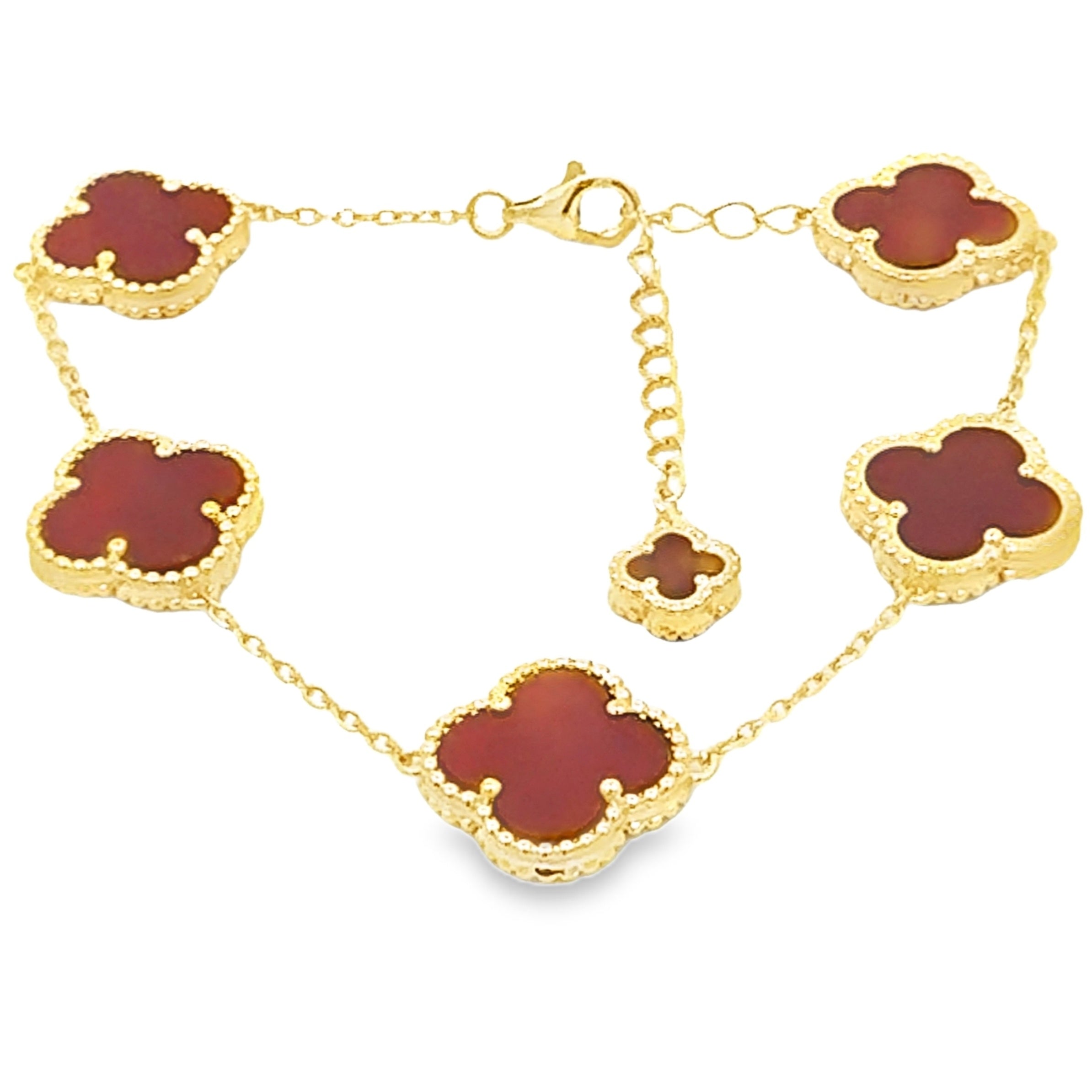 Carnelian Bracelet Sterling Silver