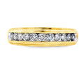 .38ct Diamond Wedding Band Ring 10KT Yellow Gold