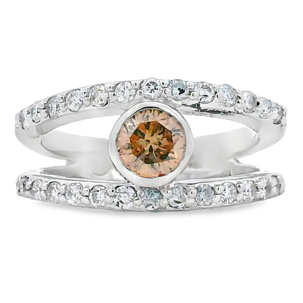 .90ct Diamond Diamond Ring 14KT White Gold