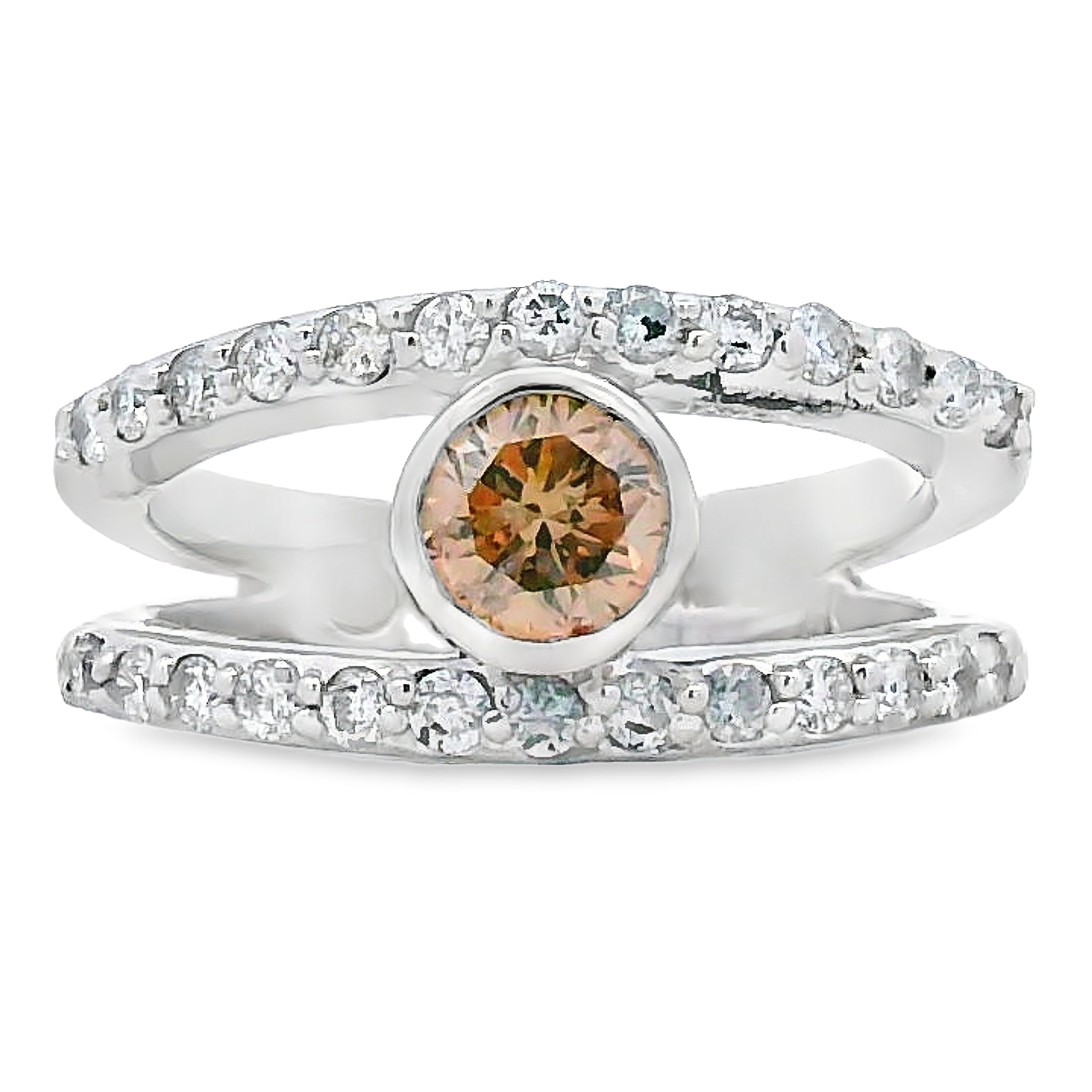 .90ct Diamond Diamond Ring 14KT White Gold