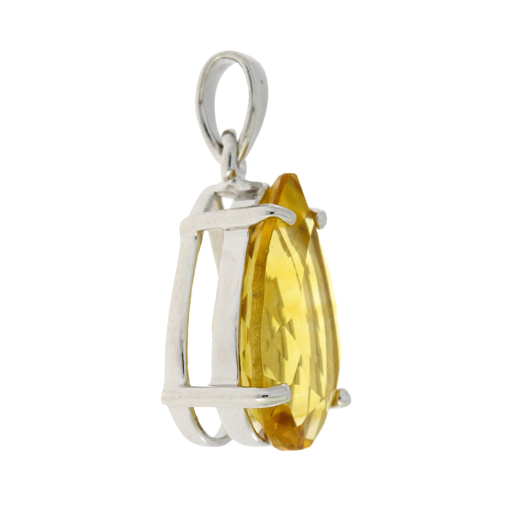 3.80ct Citrine Fashion Pendants Sterling Silver