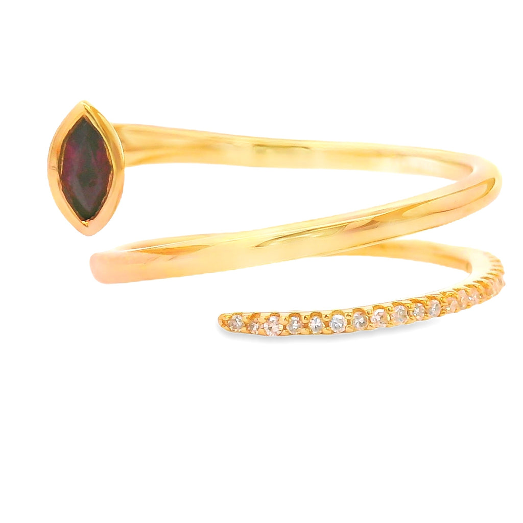 .79ct Ruby Diamond Ring 14KT Yellow Gold