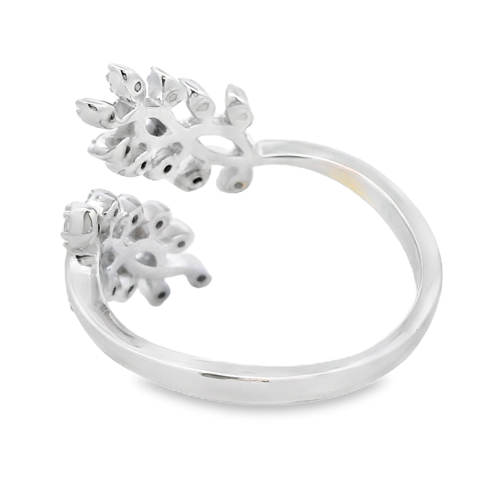 .10ct Diamond Ring Sterling Silver