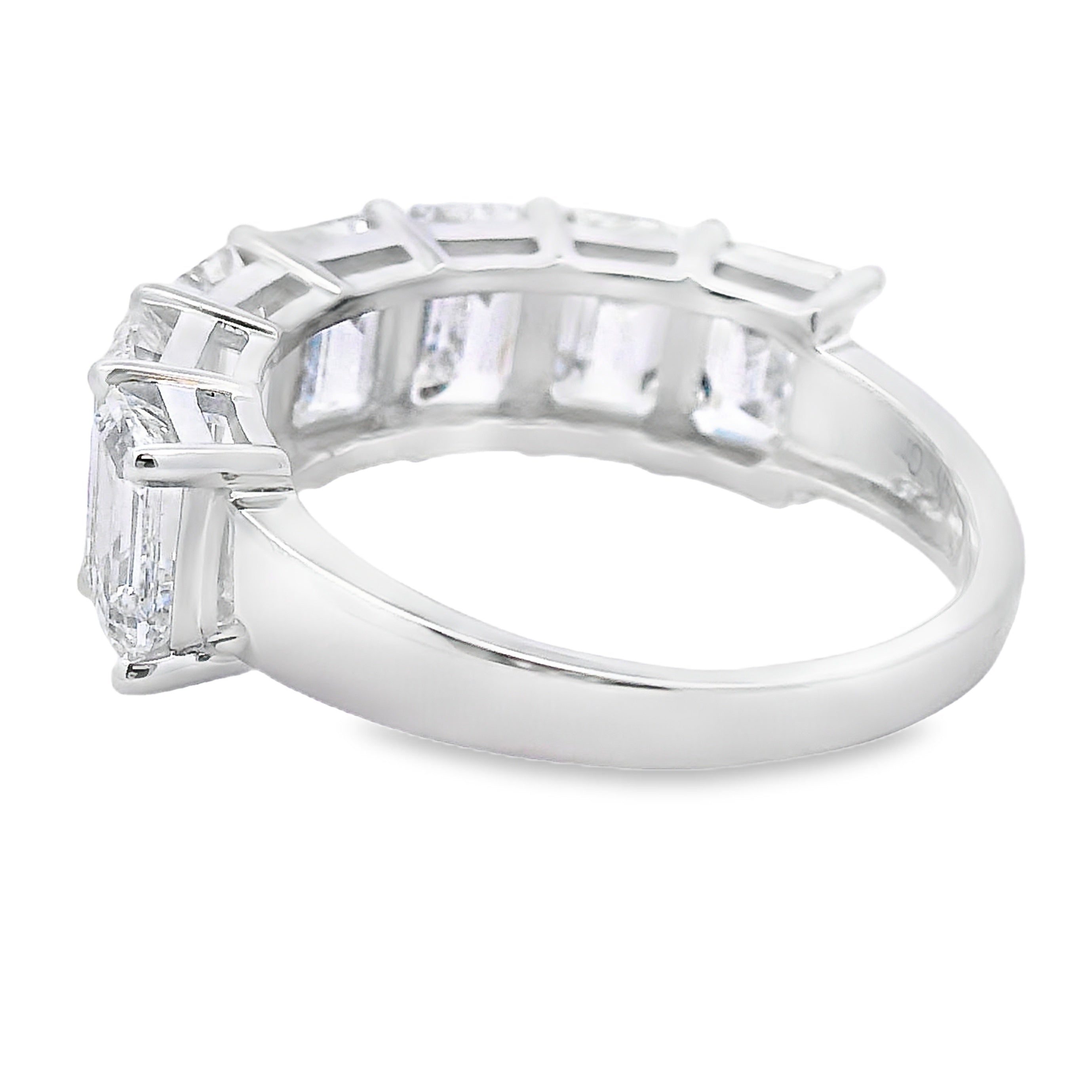 Lab Grown Diamond Fashion band rings 14KT White Gold