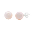FW Pearl Stud Earrings 14KT White Gold