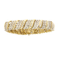 10.00ct Diamond Tennis Bracelet 10KT Yellow Gold