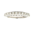 .50ct Diamond Wedding Band Ring 14KT White Gold